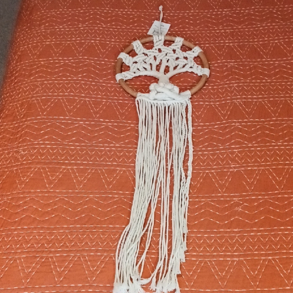 NWT Bohemian Macrame Wall Hanging